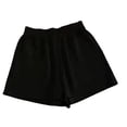 thumbnail image 7 of Hurxie Sweat Shorts for Women Casual Summer Athletic Short Elastic Waist Comfy Lounge Shorts Bottoms with Pockets Black,XL, 7 of 7
