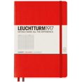 thumbnail image 1 of HTOOQ HTOOQ Medium A5 Dotted Hardcover Notebook (Black) HTOOQ 251 Numbered Pages Red, 1 of 9