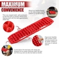 thumbnail image 4 of BUNKER INDUST Off-Road Traction Boards with Jack Base,Pair Recovery Tracks 4X4 Jeep Truck Tire Traction Mat with Bag -Sand,Mud,Snow Ladder Ramps(Red), 4 of 9