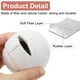 thumbnail image 3 of Uxcell 2 Pcs Pelotas de Tenis Precutadas para Andadores, Accesorios Universales de Pelotas Deslizantes Precutadas para Protección de Patas de Muebles y Pisos, Blancas, 3 of 6