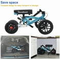 thumbnail image 4 of Knee Scooter, All Terrain Foldable Knee Scooter Walker, 4 of 6
