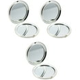 thumbnail image 3 of Set of 3 Double Sided Magnifying Round Compact Mirrors With Printed Insert (Classic Checkered Pattern), 3 of 3