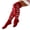 Red, variant on Gupgi Christmas Stockings Women Long Knitted Socks Thigh High Over The Knee Socks