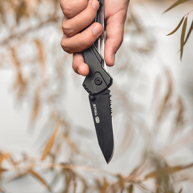 TrueBlade Gray 420J2 Stainless Steel 7 in. Folding Knife