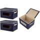 thumbnail image 1 of Contenedores de almacenamiento plegables YONGSHENG azul marino 16,2 x 10 x 12 pulgadas paquete de 3, 1 of 5