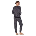 thumbnail image 3 of Secret Treasures Women's and Women's Plus 2-piece Stretch Knit Velour Top and Jogger Set, 3 of 5