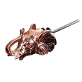 thumbnail image 1 of Aireador de vino y vertedor de licor de acero inoxidable con forma de animal: boquilla decantadora de lujo para vino tinto y blanco robusto, 1 of 5
