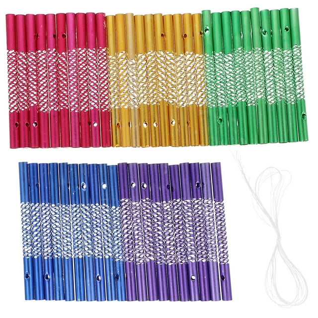 1 set of Wind Chime Tubes DIY Supplies Wind Chime DIY String Wind Chime Metal Tubes