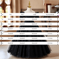 thumbnail image 3 of CPNG Girls' Off-the-Shoulder Sequin & Glitter Tulle Ball Gown Dress – Embellished Bodice, Ruffled Sleeves & Sparkly Floor-Length Skirt for Flower Girl, Wedding Pageant & Formal Events, 3 of 9