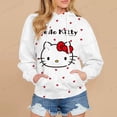 thumbnail image 2 of Sudaderas con capucha de dibujos animados de Hello Kitty para niñas y mujeres, Tops para niños, jerséis para niños, ropa para adolescentes de 1 a 16 años, 2 of 3