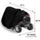thumbnail image 2 of Funda para cortacésped - Poliéster Oxford 210D resistente, impermeable, protección UV, ajuste universal con cordón y bolsa de almacenamiento - Negro RV, 2 of 4