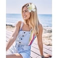thumbnail image 3 of AWAYTR 3 Pcs Floral Clips for Women Girls Large Hair Flowers Set Tropical Hawaiian Floral Clip for Beach Wedding Hair Accessories, 3 of 8