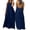 A01 Navy, variant on Women's Solid Color Backless Cami Dress Halter Open Back Maxi Dress Casual Vacation Beach Loose Flowy Sundress Blue L