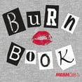 thumbnail image 2 of Junior's Mean Girls Burn Book Graphic Tee Heather Gray 3X, 2 of 4