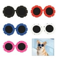 thumbnail image 2 of Round Frame Pet Sun Glasses UV400 Protective Dog Eyewears Comfortable Eyeglasses For Active Dog Outdoor Walking Hiking, 2 of 8