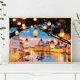 thumbnail image 2 of Cuadros Decorativos Venecia vista nocturna pintura por números DIY conjunto pintura al óleo dibujo Kit sin marco Ehuebsd Nuevos Originales, 2 of 8