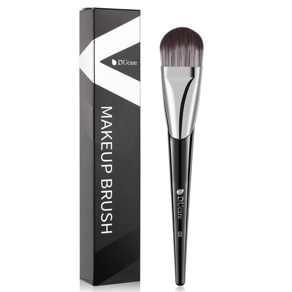 DUcare Foundation Brush for Liquid Makeup Self Tanner Brush Concealer DIY Facial Mask Contour Face Brush for Blending Liquid