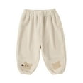 thumbnail image 3 of Easter Summer Pants Loose Fit Pockets Trousers Boys Casual Pants for Teen Boys Winter Pants Jogging Pants (Beige,12-18 Months), 3 of 3