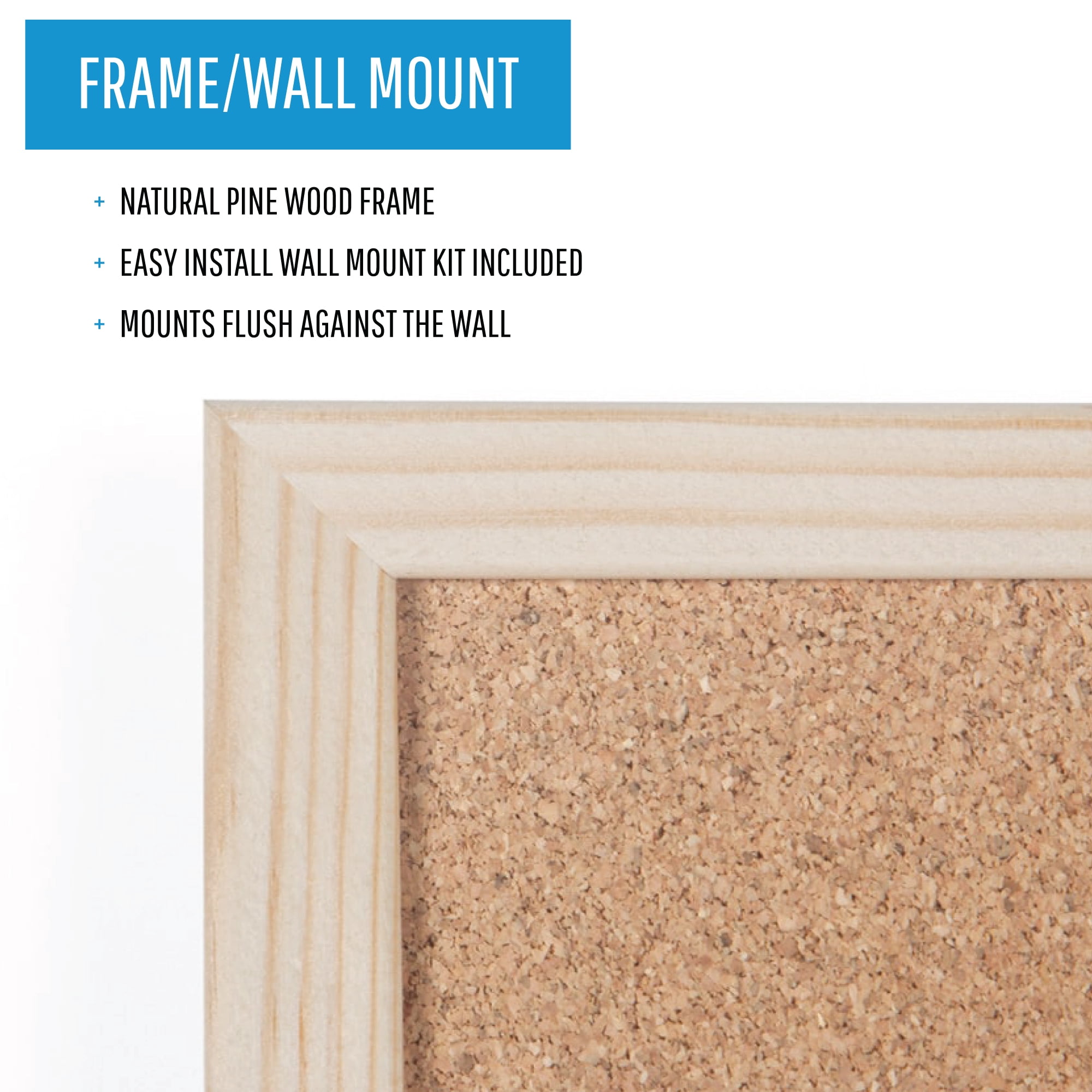 MasterVision Cork Dry Erase Bulletin Board, 24" x 36"