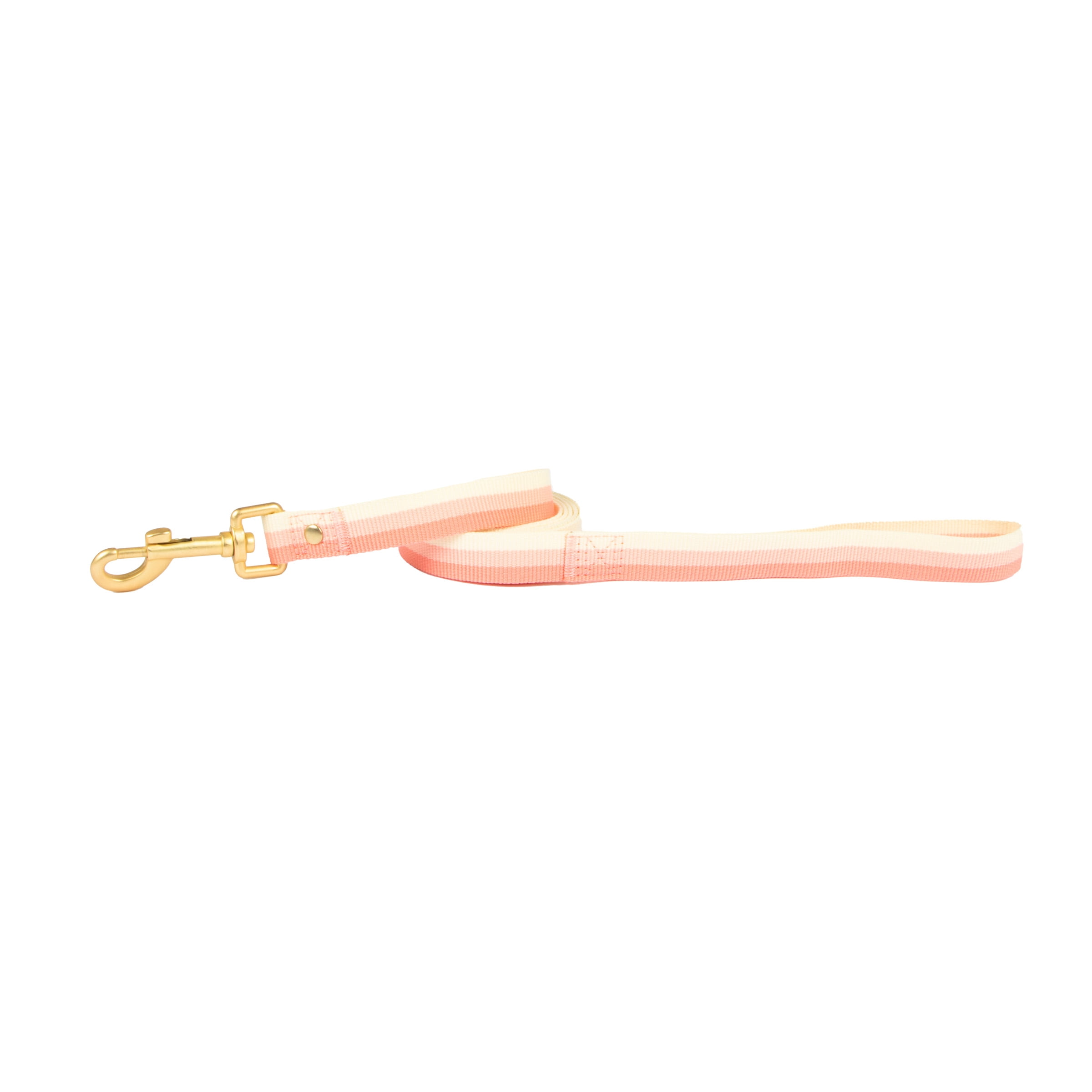 House of Barker, Woven Webbing Fashion Dog Collar & Leash Set, Pink, Medium
