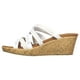 thumbnail image 2 of Sandalia con cuña Skechers Beverlee-Tiger Posse blanca para mujer, 10 W, 2 of 3