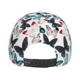 thumbnail image 6 of Kdxio Unisex Butterfly Pattern Baseball Cap Unisex Washed Classic Adjustable Hat, 6 of 8