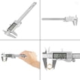 thumbnail image 3 of Herramienta de dibujo de líneas, calibrador Vernier digital electrónico, calibrador Vernier de acero inoxidable, medidor de profundidad Vernier, rendimiento comprobado, 3 of 8