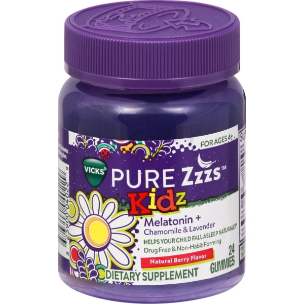 Zzzquil Vicks Pure Zzzs Kidz Gummy 24ct