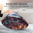 thumbnail image 4 of Yayeee Pillowcase King Size Set of 2 Satin Wrinkle Resistant Pillow Case, Brown Abstract Eagle, 4 of 8