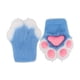 thumbnail image 5 of Guantes de patas de gato, guantes de garra de gatito con garra de Animal para juego de rol de fiesta de Halloween Azul, 5 of 8