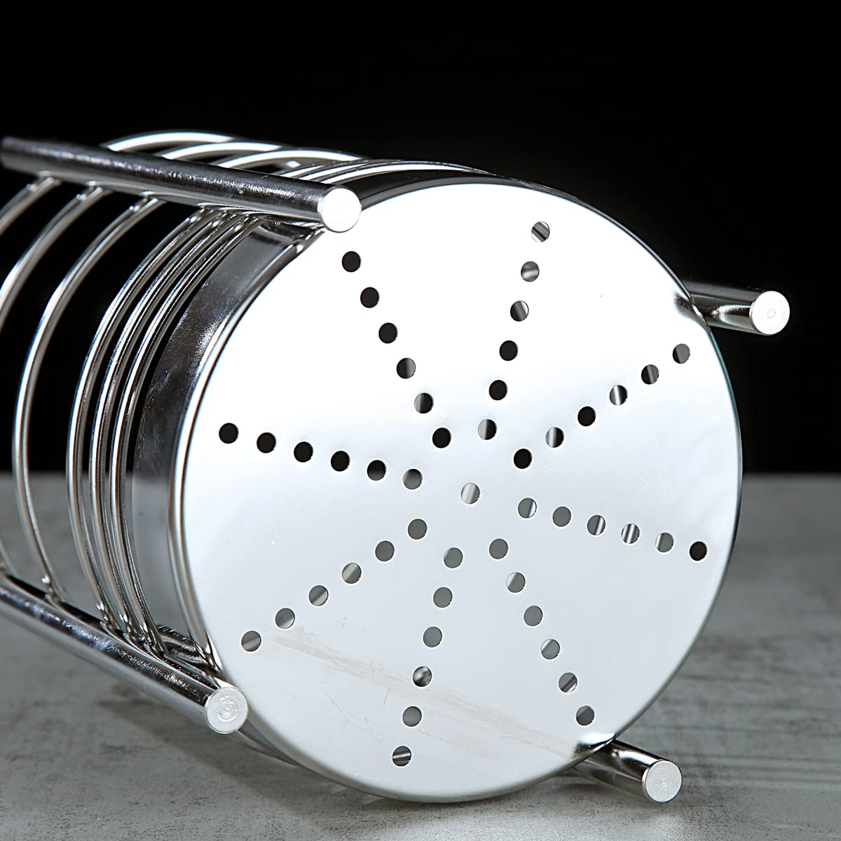 ReaNea Silver 38 Pieces Silicone Kitchen Utensils Set  With Sturdy Stainless Steel Utensil Holder