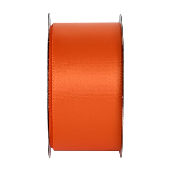 Gwen Studios 1.5" Orange Satin Ribbon, 7 yards