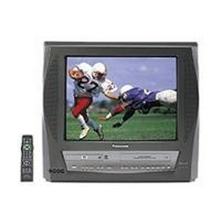 Panasonic PV-DM2092 - 20" Diagonal Class CRT TV - with built-in DVD player and VCR - black
