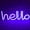 Purple, variant on Neon Night Light, LED Neon Signs Night Light Hello Neon Lights for Kids Bedroom Battery USB Operated