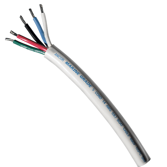 Ancor Marine Grade Products 14/5 Tinned Mast Cable 100' 155010
