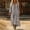 Rose Gold, variant on Women's Boho Floral Long Sleeve Maxi Dress V Neck Flowy Bohemian Loose Fit Casual Beach Vacation Wedding Guest Summer Spring Linen Tunic Resort Holiday