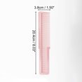 thumbnail image 2 of Ofertas Únicas 1pc Peine Doble Cabeza Duradero para Mujeres para Cabello Rizado, Grueso, Lacio y Ondulado de Plástico Rosa Claro, 2 of 3
