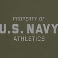 thumbnail image 3 of CafePress - Property Of U.S. Navy Athletics Dark T Shirt - Men's Classic Graphic Cotton T-Shirt, 3 of 4