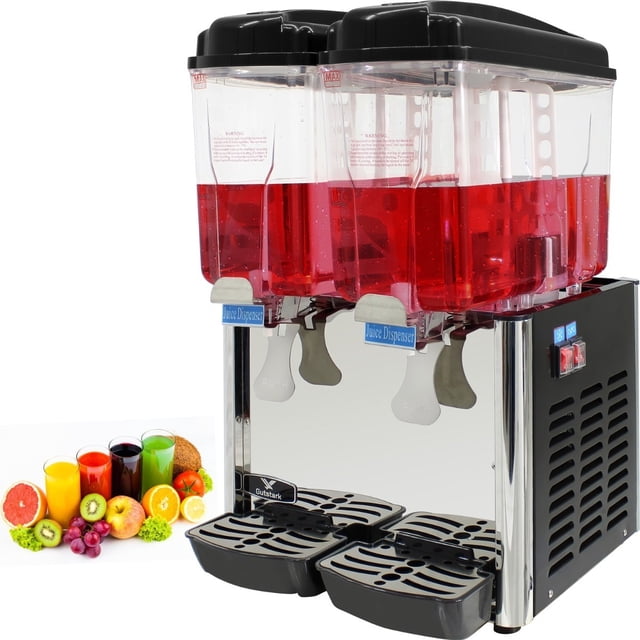 Enfriador Dispensador Agua Fresca 2 Tanques 36 Litros Gutstark Comercial Negocio