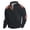 Black_017, variant on Men's Western Aztec Sweatshirts waffle Vintage Style Long sleeve 1/4 Button Up shirts Stand Collar Tribal Country Pullover Loose fit Jacket Khaki M