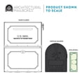 thumbnail image 4 of Architectural Mailboxes Oasis Classic Large High Security Parcel Mailbox, White, 4 of 12