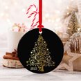 thumbnail image 7 of YOHAVEN 2023 Round Ceramic Christmas Tree Ornament Holiday Keepsake Bauble Decoration with Hanging String for Christmas Tree Mantel Shelf Party Christmas Decorations Gifts for Family Friends Adults, 7 of 7