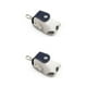 thumbnail image 4 of Eigraketly Mini bolsa de golf PU cuero portátil pequeño portabolas bolsa de almacenamiento colgante cintura cinturón organización regalos azul Azul blanco 2piezas, 4 of 6