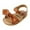 Brown, variant on Zwiiyzr Girls Baby First Walking Shoes 0-18 Months Infant Slingback Sandals Toddler Shoes Cute Trendy Cotton Buckle Bow Non-Slip Soft Bottom Sandals White