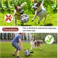 thumbnail image 4 of Pelota de Fútbol Domchan para Perro 20 cm Juguete Interactivo para Tirar en el Agua, 4 of 7