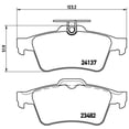 thumbnail image 2 of BALATAS BAJOS METALES XK 2010 JAGUAR 5.0L V8 Traseras BREMBO ., 2 of 5