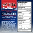 thumbnail image 2 of Bay View Smoked Pickled Polish Sausage, No MSG, Gluten Free, No Soy, 0g Sugar, 9g Protein, Hardwood Smoked, Mouthwatering Pickled Snack (8oz, Red Hot), 2 of 8