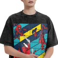 thumbnail image 2 of Spider-Man Vintage Washed Drop Shoulder Short Sleeve T-Shirt - Iron On, 2 of 7