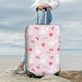 thumbnail image 3 of Lsque Love Rabbit Printed Luggage Cover, Travel Luggage Protector,Scratch and Dirt Resistant, Fits 18-32 Inch Luggage - Medium, 3 of 9
