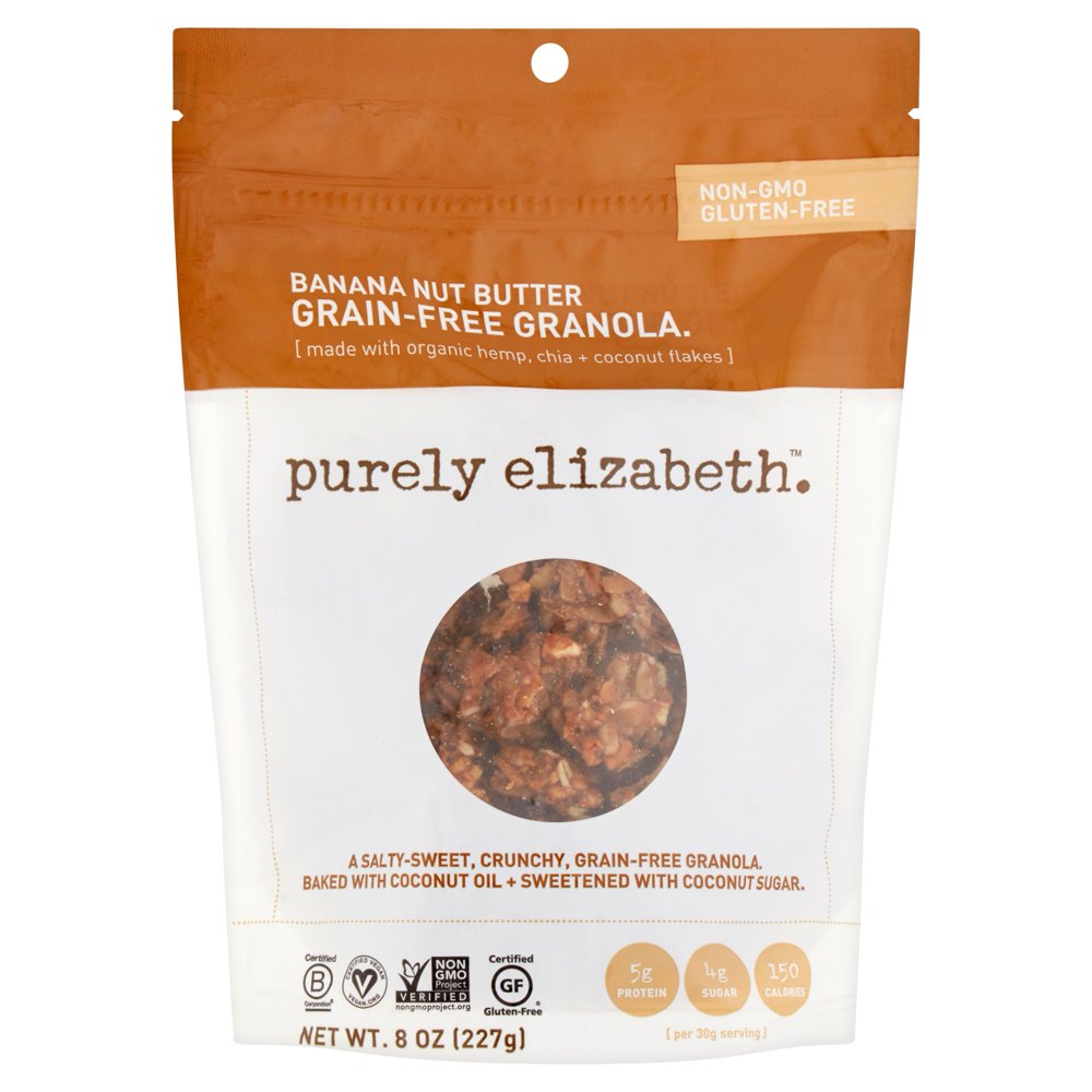 Purely Elizabeth Banana Nut Butter GrainFree Granola, 8 oz Walmart
